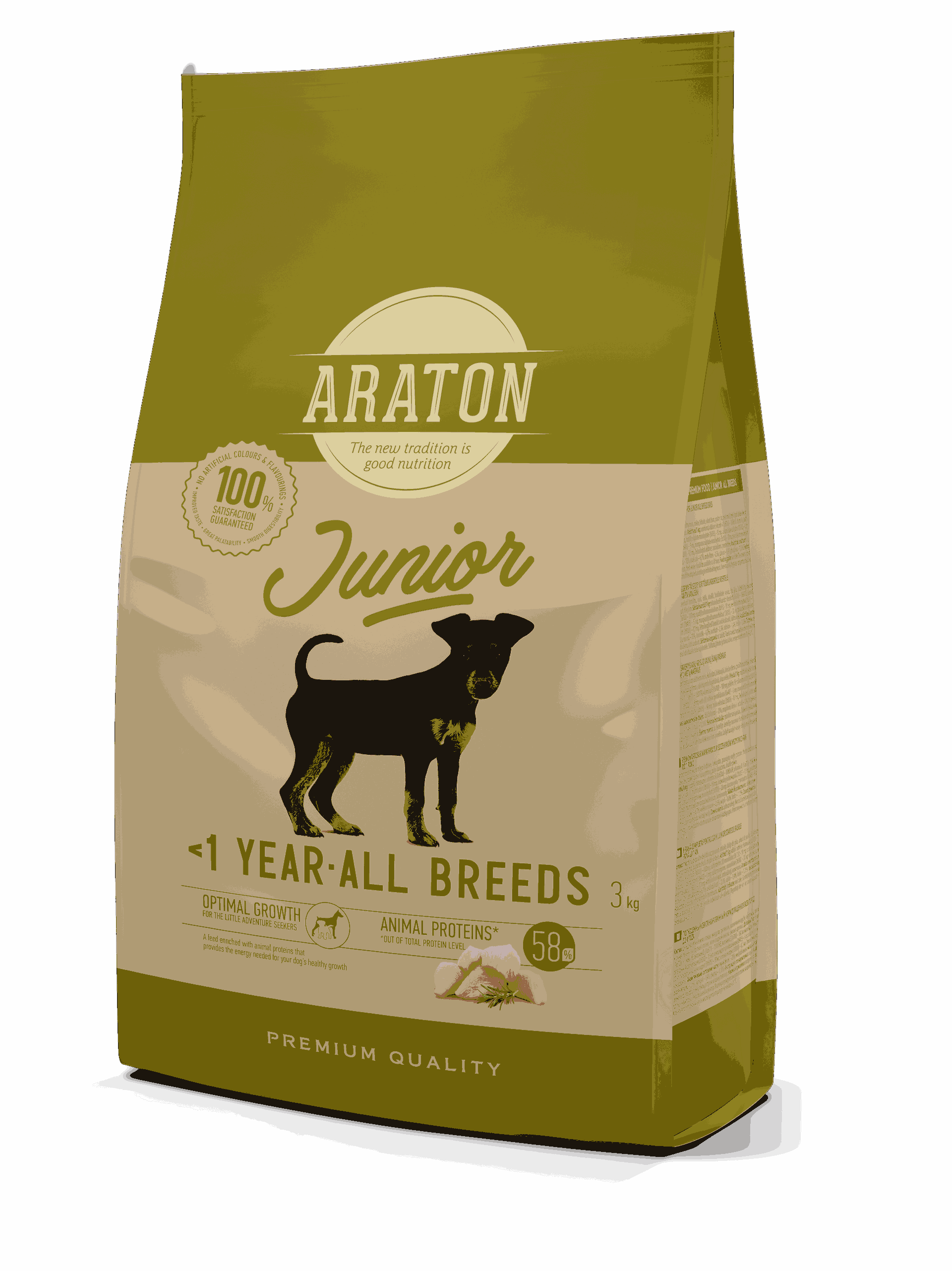 ARATON Dog Junior Poultry 3 kg